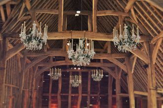 Chandeliers at Rushall Farm