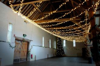 Fairy Light Fan Canopy at Ufton Court