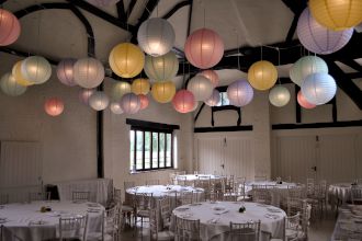 Paper Lanterns at Nether Winchendon House