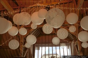 Ufton Court Fairy Lights and Paper Lanterns