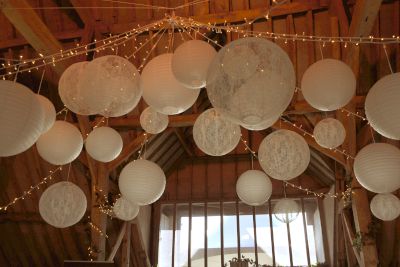 Paper and Lace Lanterns