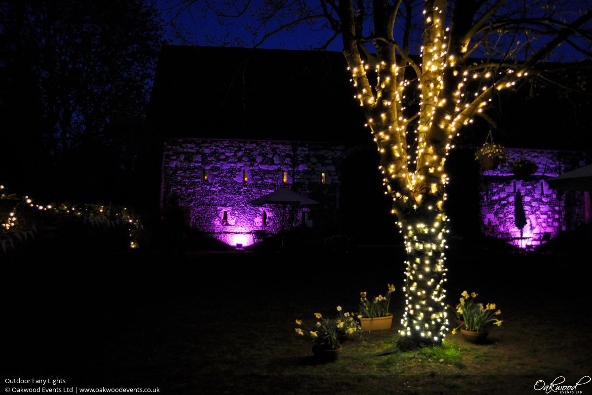 Outdoor Lighting Hire Oakwood Events