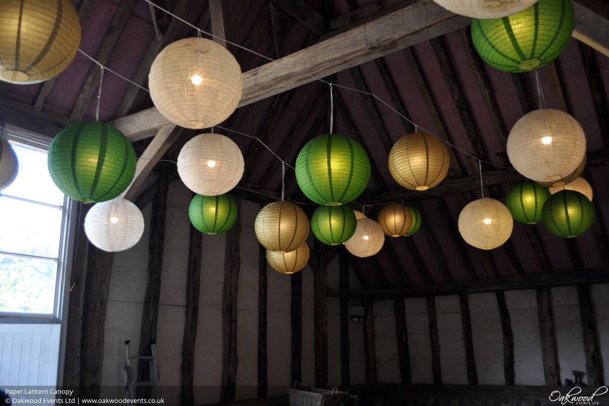 Paper Lantern Hire Oakwood Events