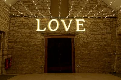 Caswell House Neon Love Sign