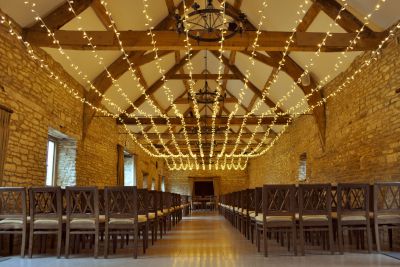 Fairy Light Canopy at Caswell House