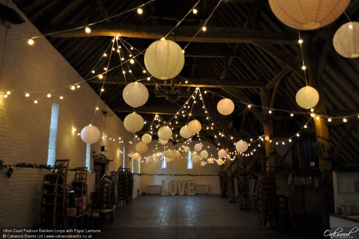 Ufton Court Wedding Lighting Oakwood Events