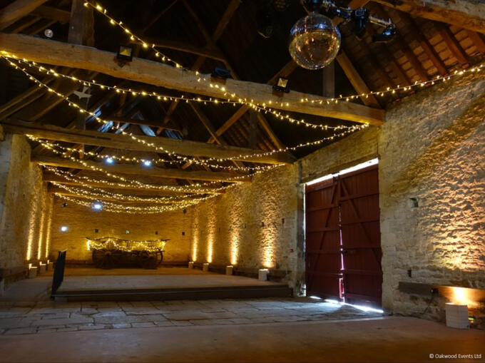 Fairy light canopy