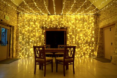 Caswell House Fairy Light Backdrop