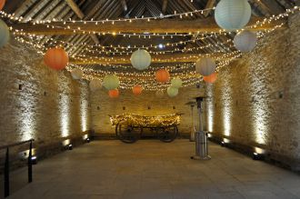 Cogges Farm Fairy Lights and Paper Lanterns