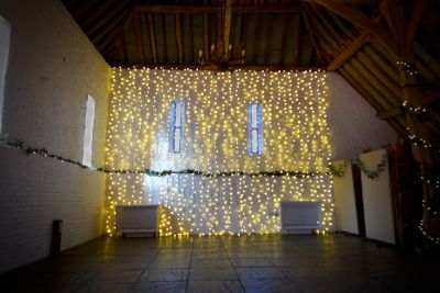 Fairy Light Curtain at Ufton Court