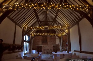 Fairy Light Wound Beams at Bix Manor