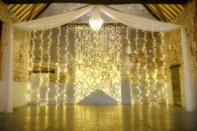 Monks Barn Custom Fairy Light Backdrop