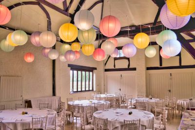 Paper Lantern Canopy at Nether Winchendon House