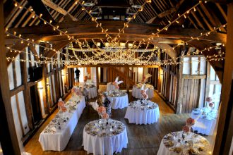 Tudor Barn Fairy Light Cross Canopy