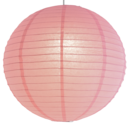 Rose paper lantern colour swatch