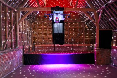 Disco Lighting System in a Barn