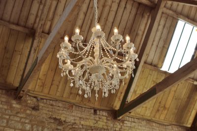 White Vintage Style Chandeliers