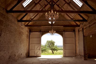 White Vintage Style Chandeliers