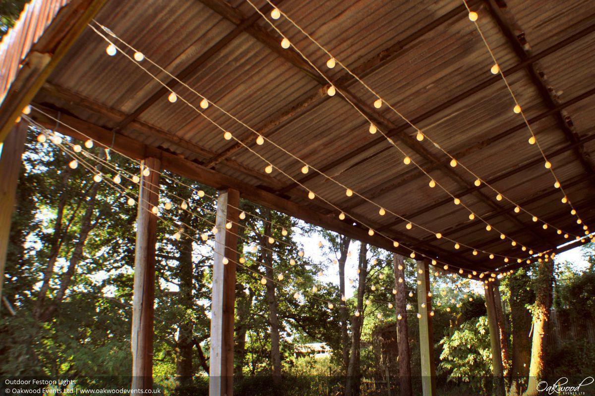Festoon Lights Hire Oakwood Events