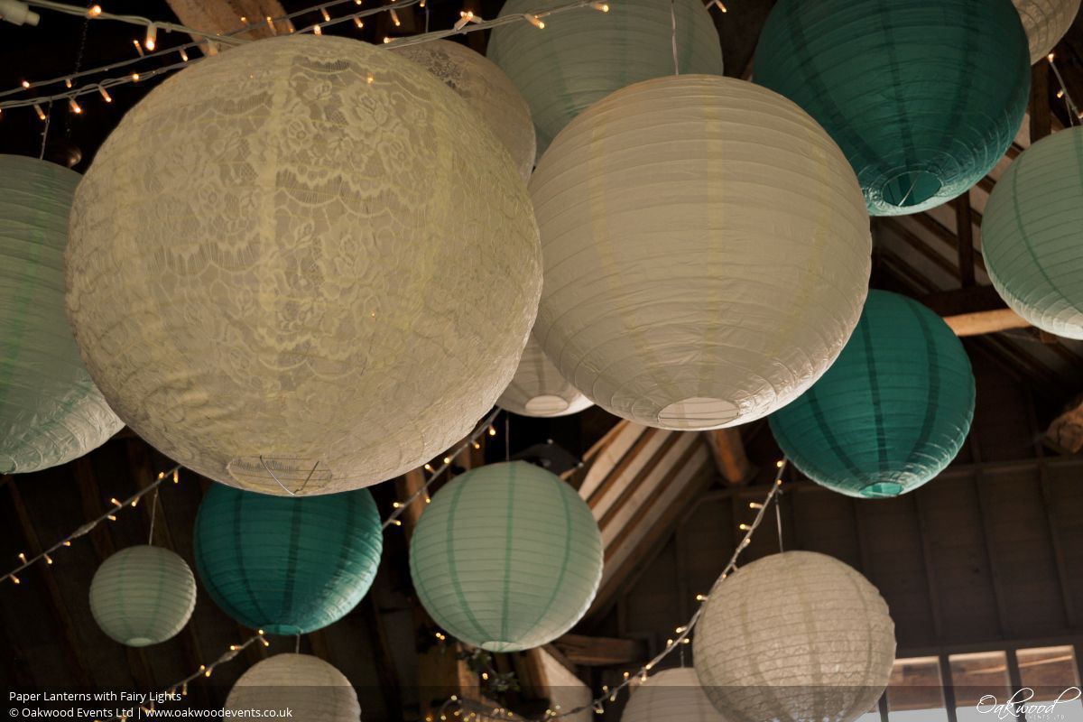 Paper Lantern Hire Oakwood Events