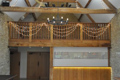 Caswell House Balcony Fairy Lights