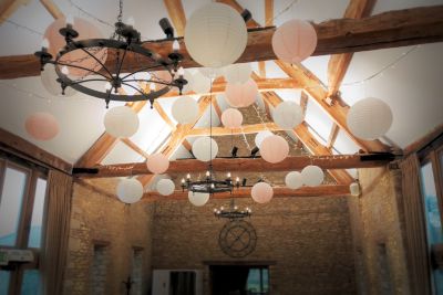 Lanterns in Bar Area