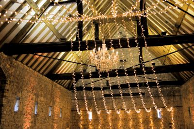 Fairy Light Canopy with Chandelier