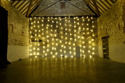 Festoon Light Backdrop