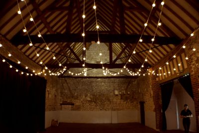 Monks Barn Festoon Lights