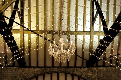 Monks Barn Wedding Chandeliers