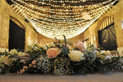 Side to Side Fairy Light Ceiling